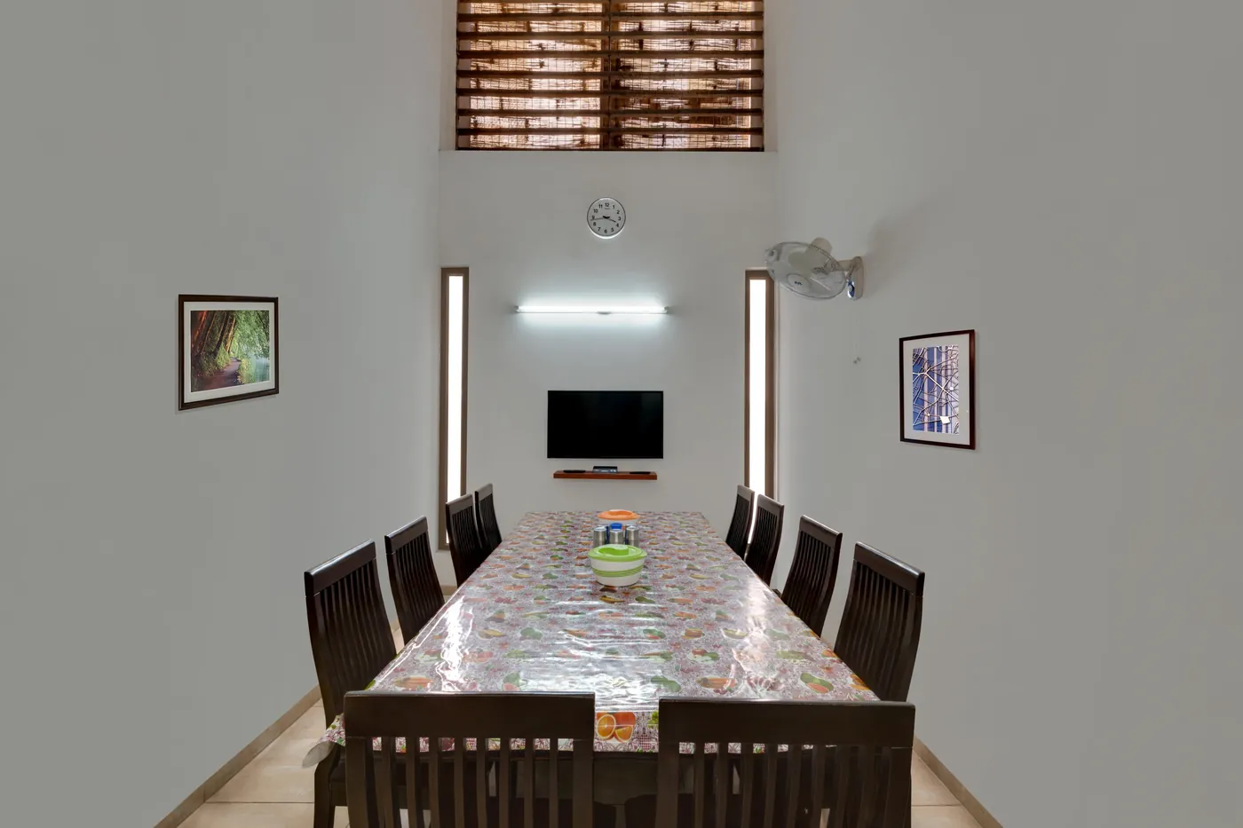 Dining area The Nest Comfort PG Ahmedabad home style meals